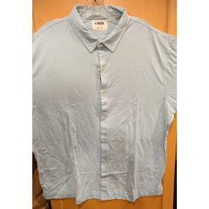 Linksoul Shirt  XXL   Polo  Short Sleeve 4 Button Golf NWT Matcha ‎ 100% Cotton